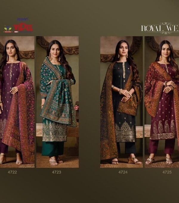 Vipul Royal Weave Dress Material Wholesale With Price