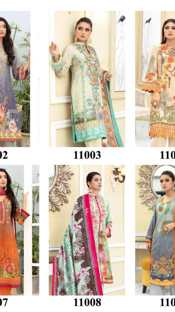 Iris Vol 11 Karachi Cotton Suit Wholesale