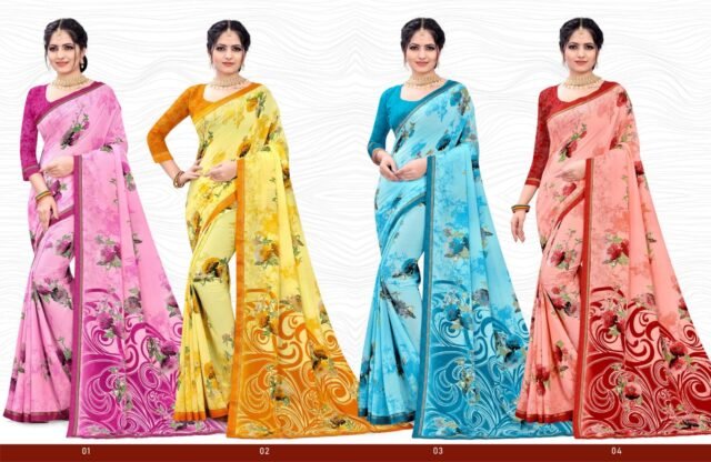 Jannat Kashvi Combo Saree Wholesaler in Surat