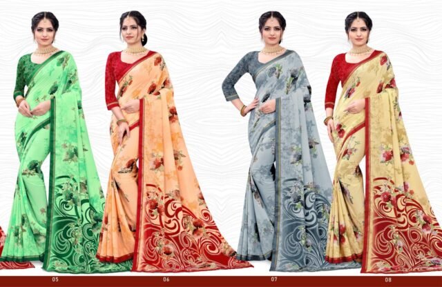 Jannat Kashvi Combo Saree Wholesaler in Surat