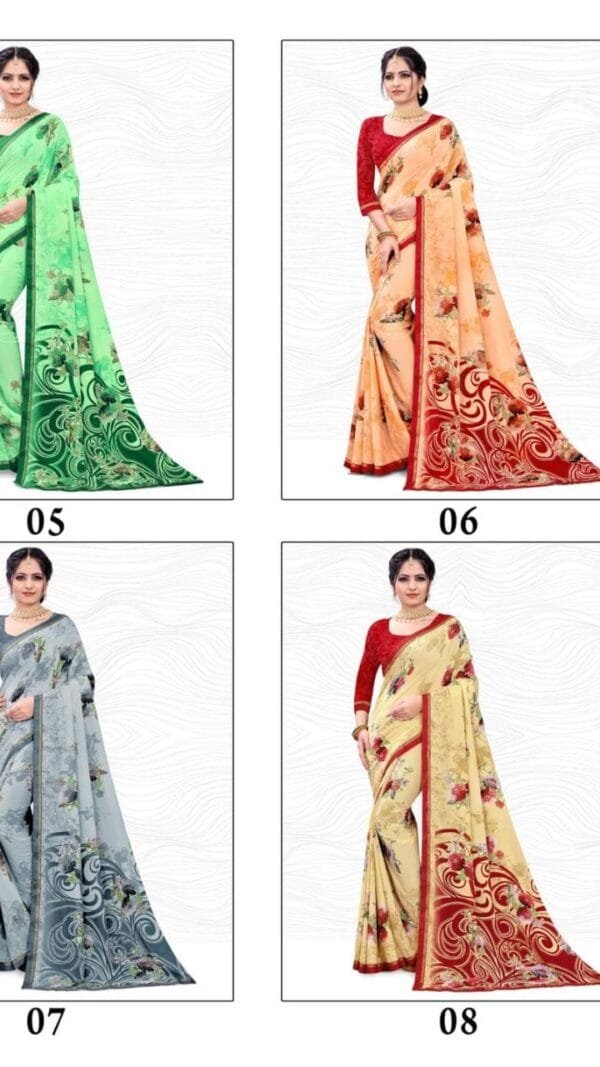 Jannat Kashvi Combo Saree Wholesaler in Surat