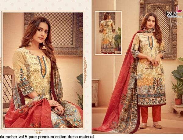 Kala Digital Print Dress Material Online Shopping