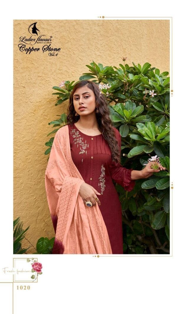 Ladies Flavour Copper Stone Vol-4 Wholesale Kurti Catalogue