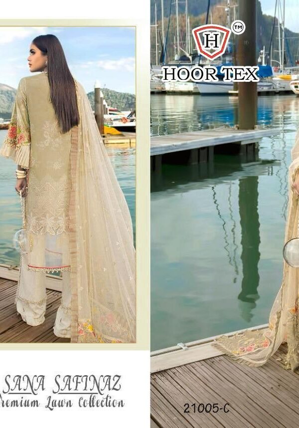 Lawn Cotton Hoor Tex Pakistani Lawn Suits