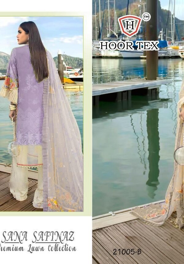 Lawn Cotton Hoor Tex Pakistani Lawn Suits