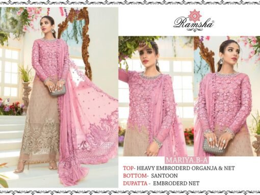 RAMSHA MARIYA-B nx Dress Material In Wholesale Price
