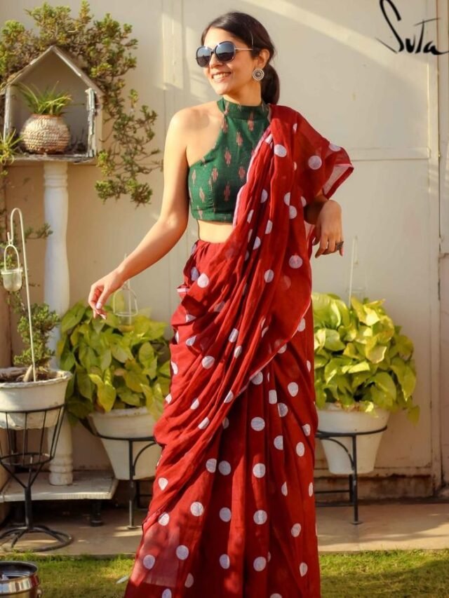 Mal Mal Chanderi Saree with Digital Print 03