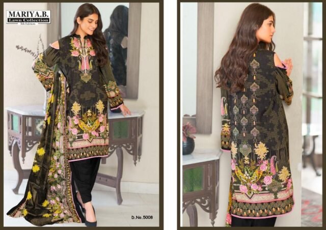 Mariya B the Original Lawn Cotton Pakistani Suits (1)