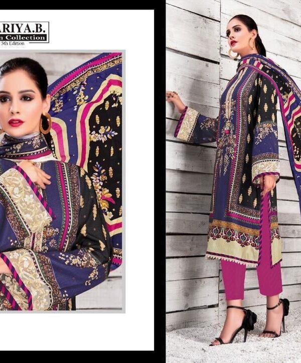 Mariya B the Original Lawn Cotton Pakistani Suits (1)