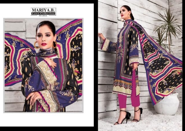 Mariya B the Original Lawn Cotton Pakistani Suits (1)