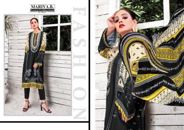 Mariya B the Original Lawn Cotton Pakistani Suits (1)