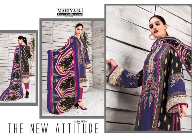 Mariya B the Original Lawn Cotton Pakistani Suits (1)