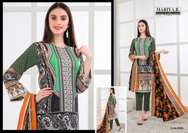 Mariya B the Original Lawn Cotton Pakistani Suits (1)