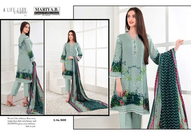 Mariya B the Original Lawn Cotton Pakistani Suits (1)