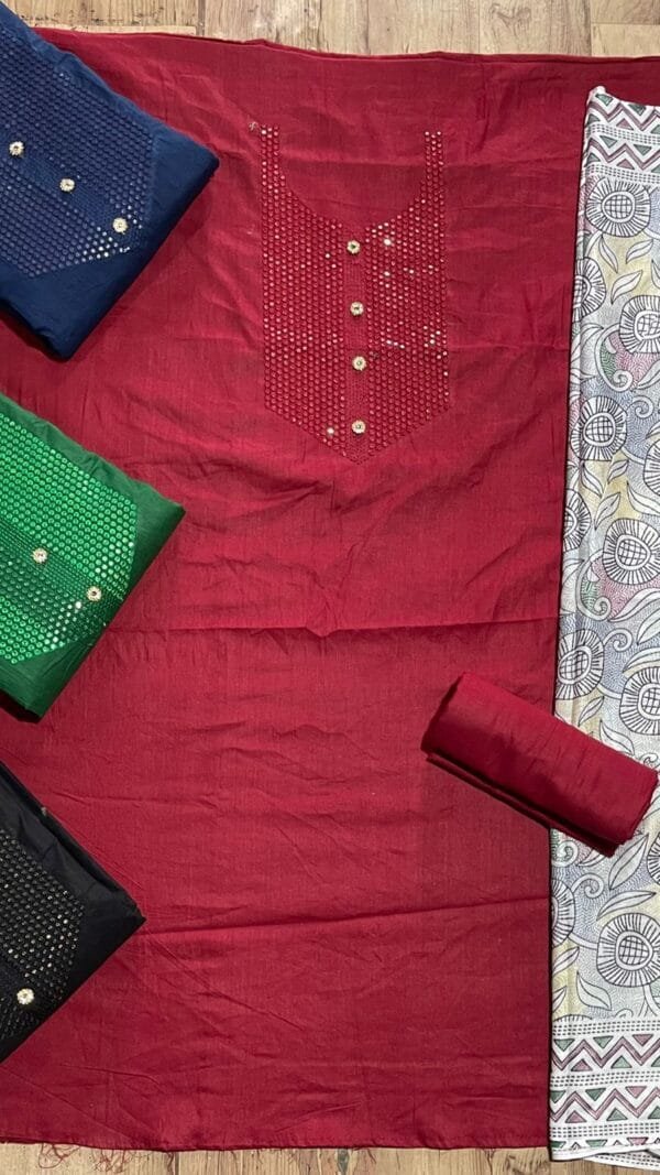 Non-Catalog SuitsLawn Cotton Special Designer