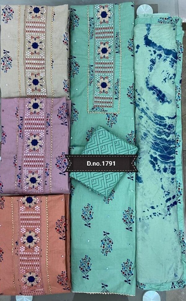 Non-Catalog SuitsLawn Cotton Special Designer