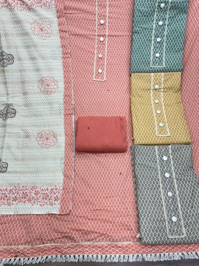 Non-Catalog SuitsLawn Cotton Special Designer