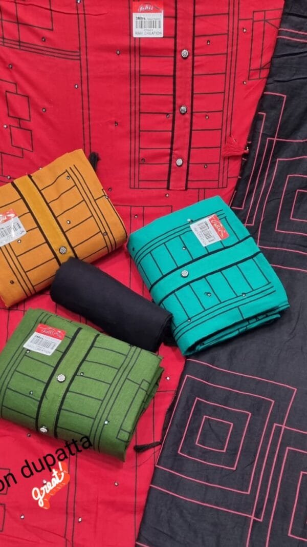 Non-Catalog SuitsLawn Cotton Special Designer