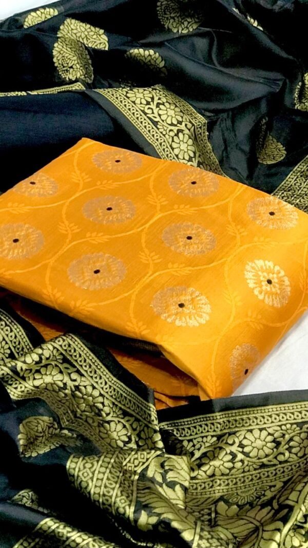 Non-Catalog Suits Wholesale Banarasi Silk Suits 1