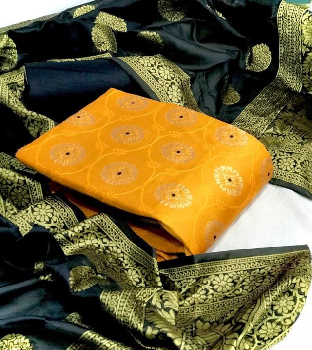 Non-Catalog Suits Wholesale Banarasi Silk Suits 1