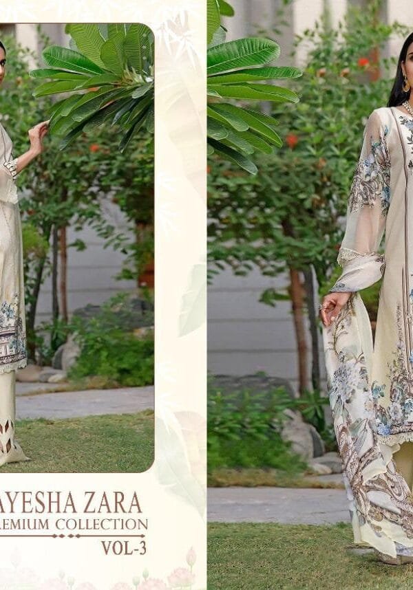 Online Pakistani Dresses Adan Libaas Schiffli Collection Vol-07
