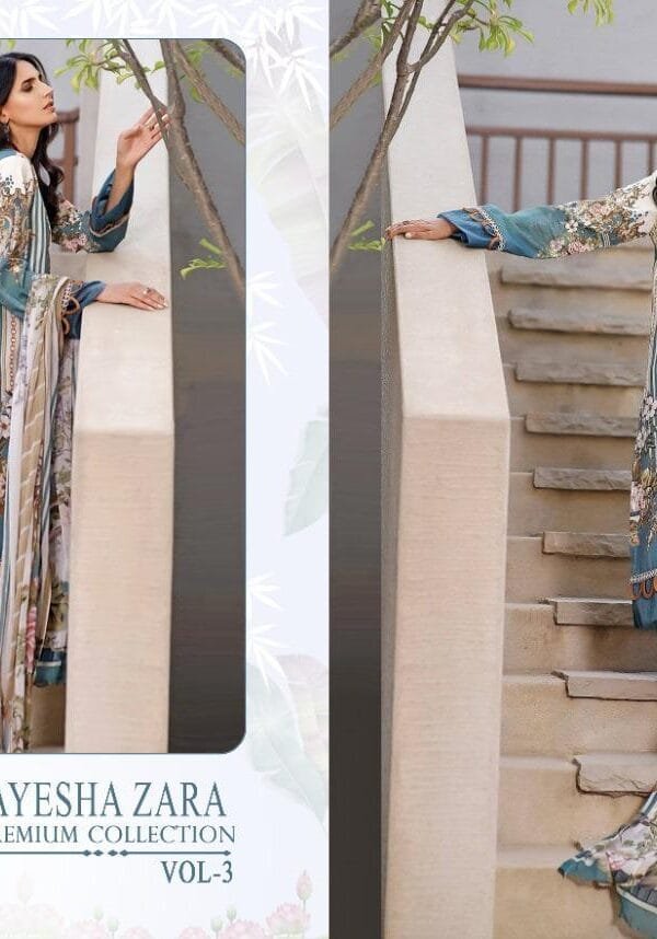 Online Pakistani Dresses Adan Libaas Schiffli Collection Vol-07