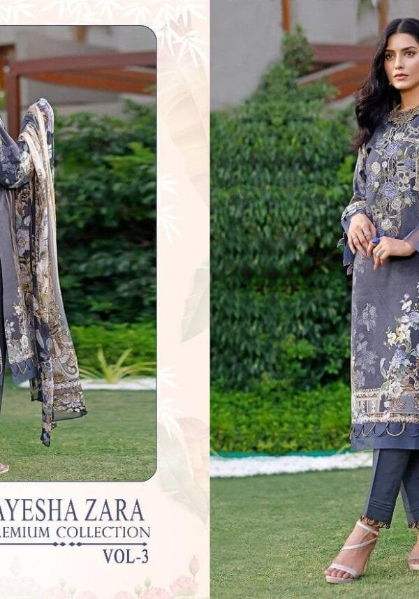 Online Pakistani Dresses Adan Libaas Schiffli Collection Vol-07