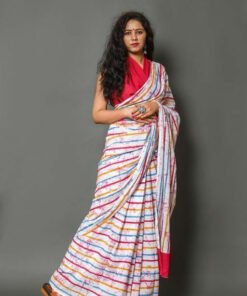 Online Saree Shopping for Soft Linen Cotton Saree 03