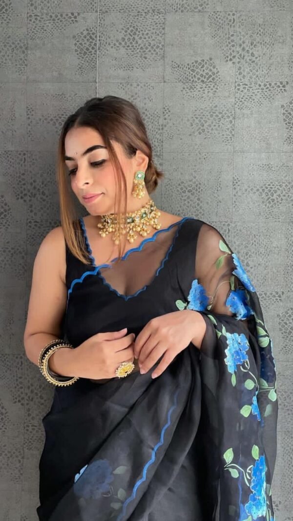 Organza Saree Latest Design