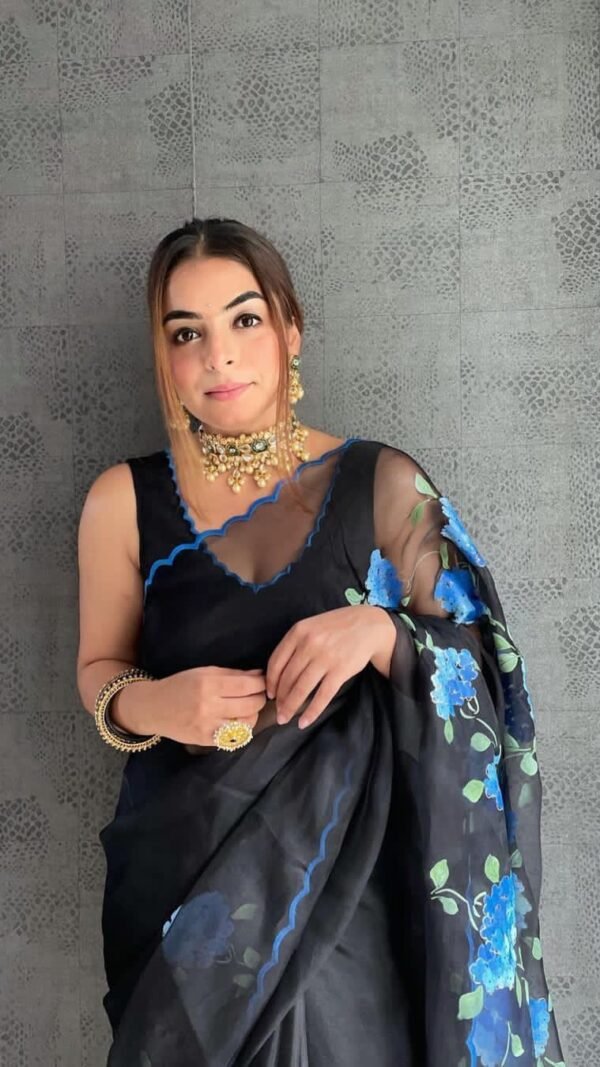 Organza Saree Latest Design