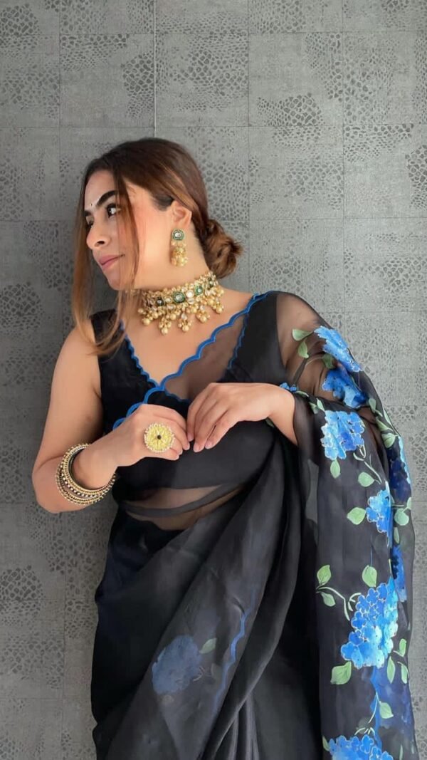 Organza Saree Latest Design