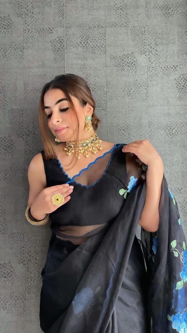 Organza Saree Latest Design