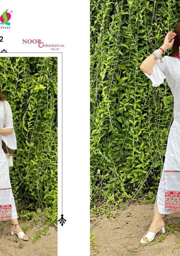 Pakistani Designer Dresses Noor Chickenkari-Nx Vol-1
