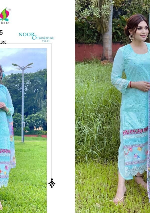 Pakistani Designer Dresses Noor Chickenkari-Nx Vol-1