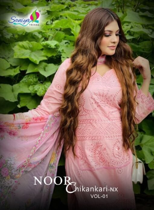 Pakistani Designer Dresses Noor Chickenkari-Nx Vol-1