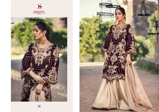 Pashmina Suits Aniq Velvet Collection By DEEPSY SUITS