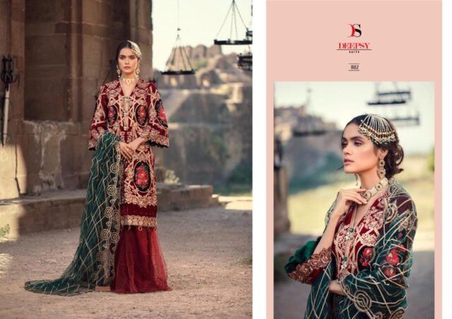 Pashmina Suits Aniq Velvet Collection By DEEPSY SUITS