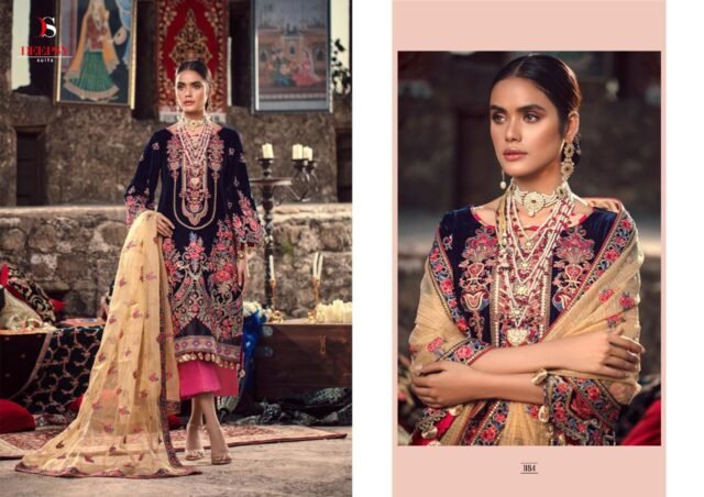 Pashmina Suits Aniq Velvet Collection By DEEPSY SUITS