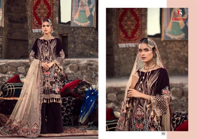 Pashmina Suits Aniq Velvet Collection By DEEPSY SUITS