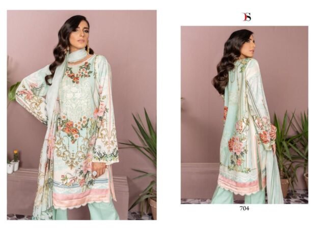 Pasmina suit Firdous-9 Pasmina Sholl Dupatta by DEEPSY SUITS