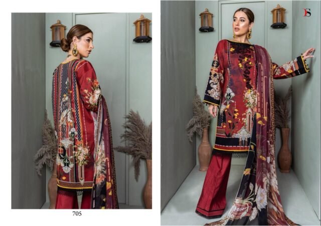 Pasmina suit Firdous-9 Pasmina Sholl Dupatta by DEEPSY SUITS