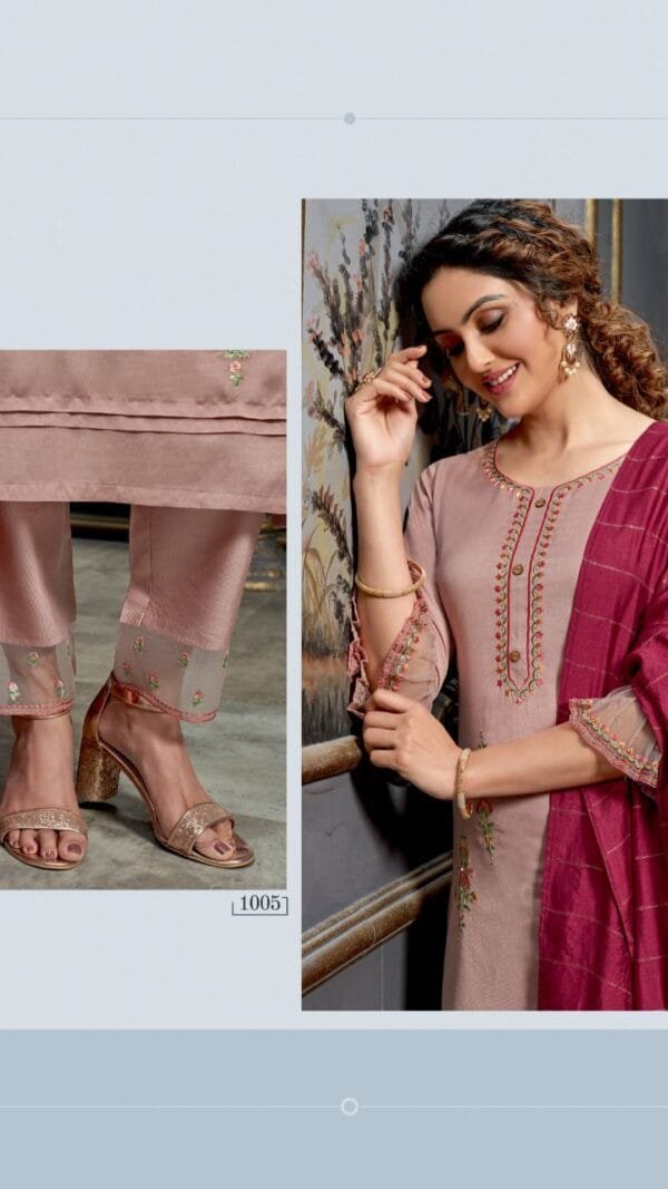 Pink MirrorRadiant Ladies Suit Readymade