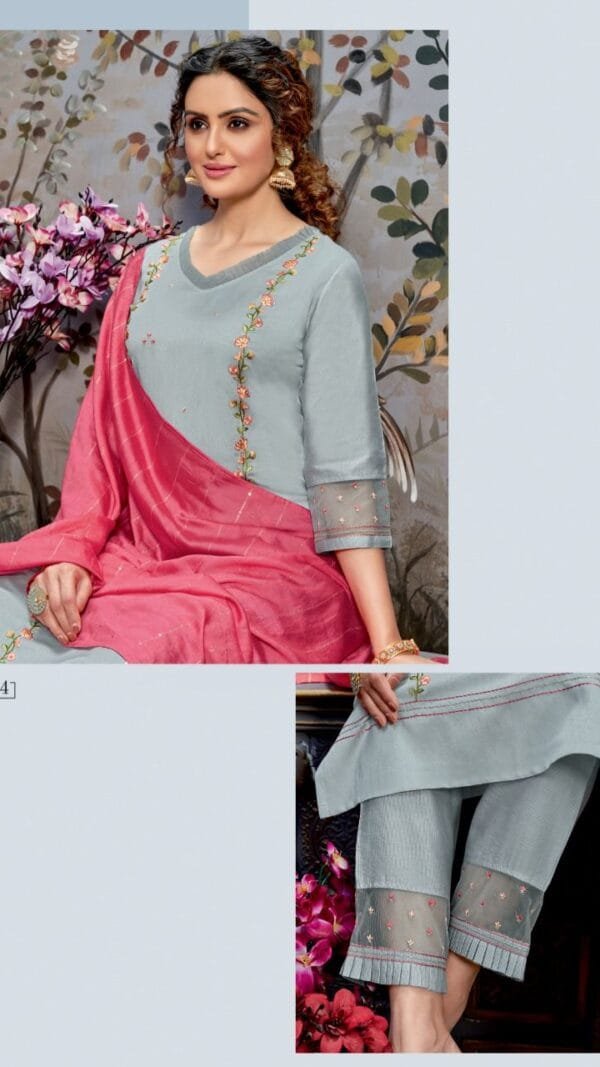 Pink MirrorRadiant Ladies Suit Readymade