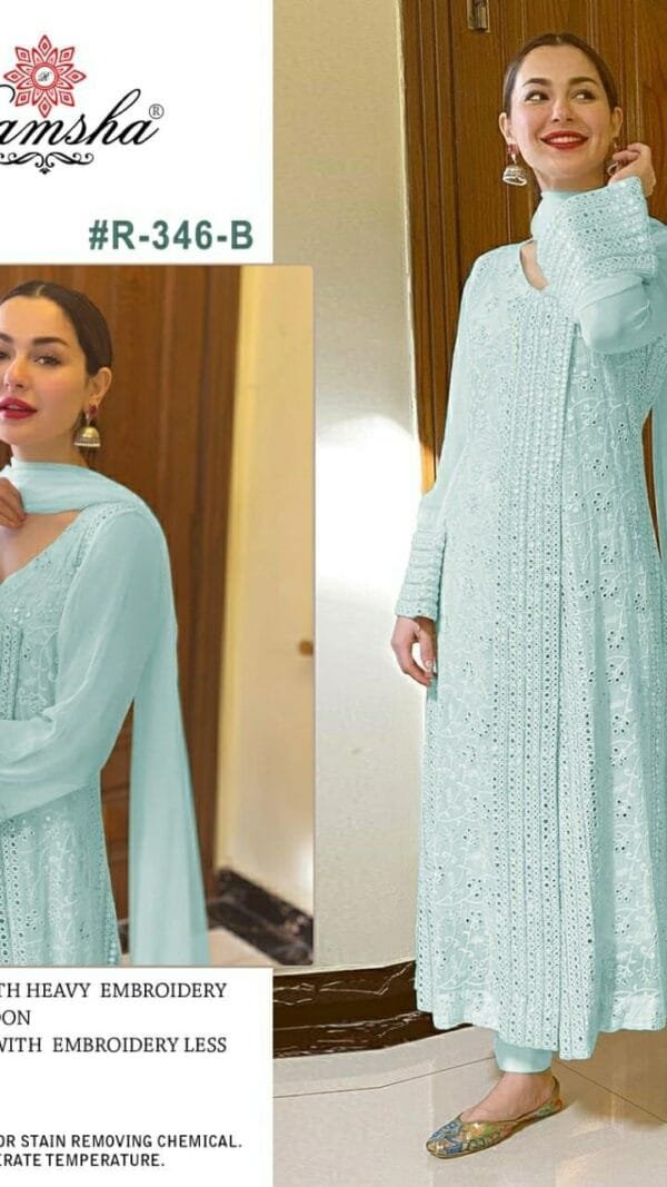 RAMSHA..PRESENT R-346 NX Pakistani Lawn Suits Wholesale In India
