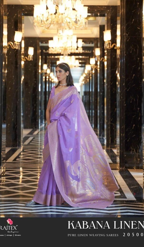 RAJTEX KABANA LINEN Wholesale Saree For Business Online
