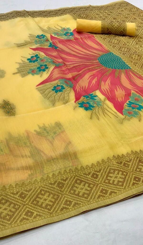 RAJTEX KABANA LINEN Wholesale Saree For Business Online