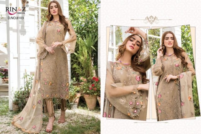 Rinaz-Fashion Maryam’s Gold- Vol-12 Designer Suits Pakistani