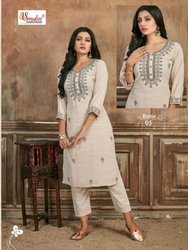 Rung Kurti With Pant Kurtis Catalog