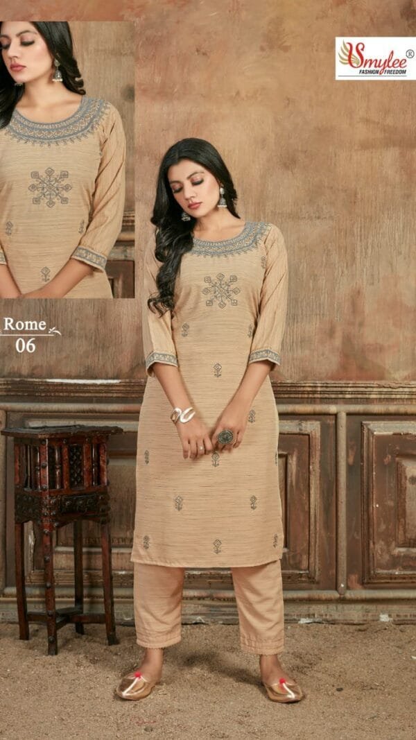 Rung Kurti With Pant Kurtis Catalog