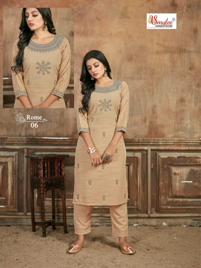 Rung Kurti With Pant Kurtis Catalog